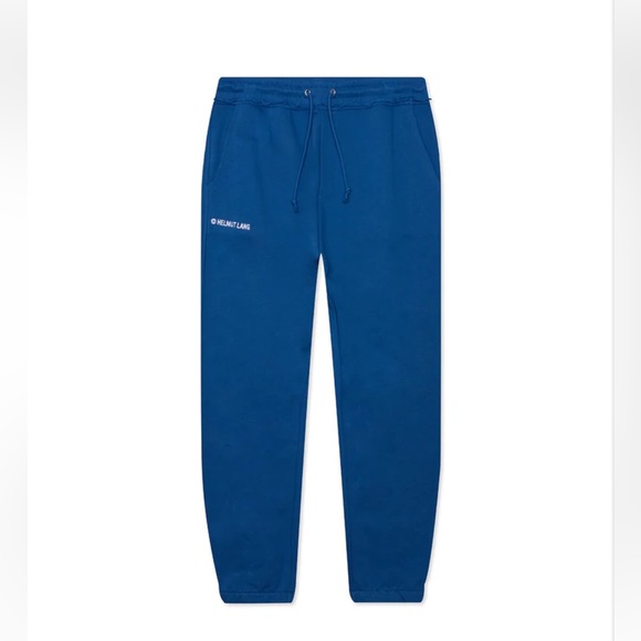 HELMUT LANG Authentic Mens New Royal Blue sweatpants reg $220 great gift! - Picture 2 of 7